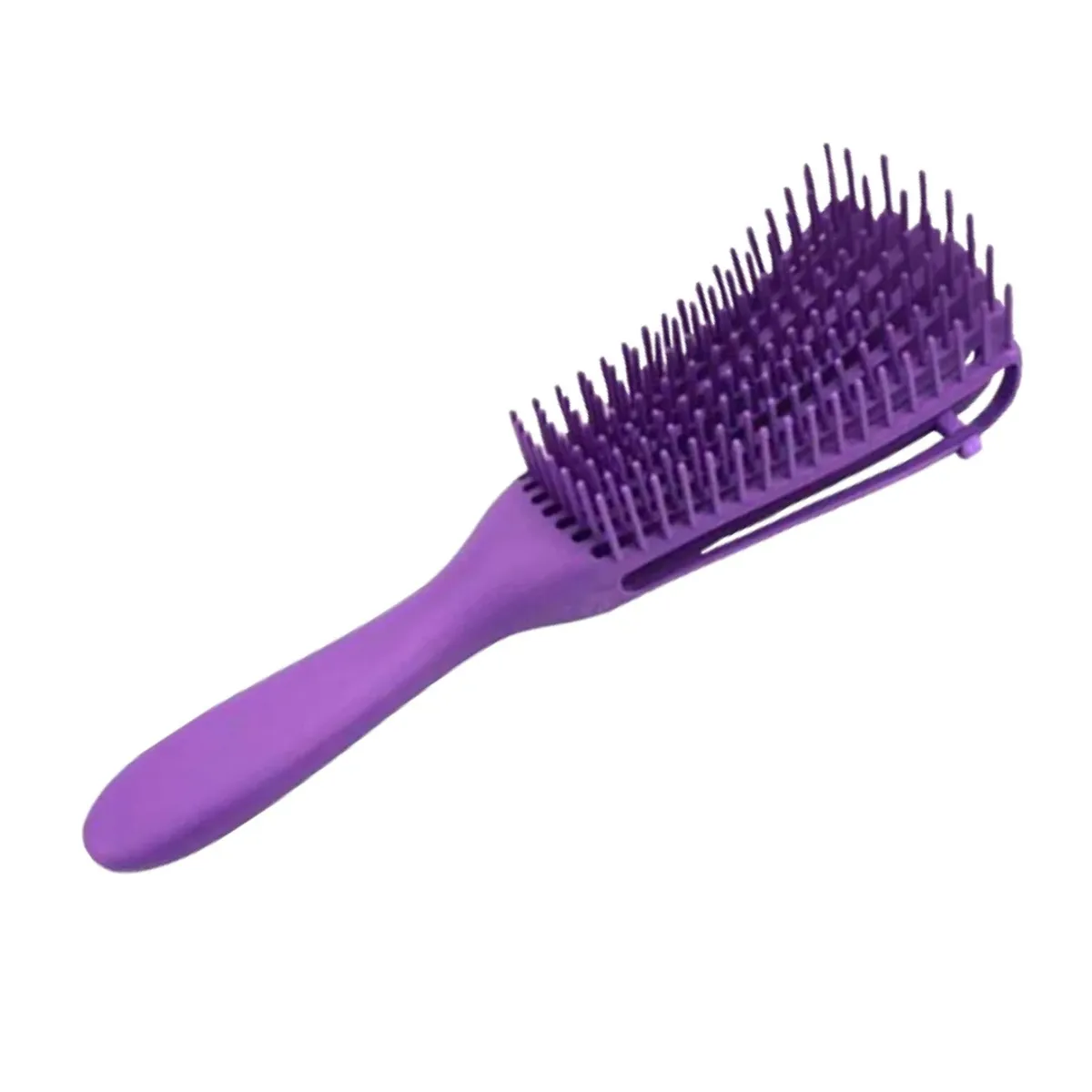 GENERICO - Cepillo Flexible Desenredante Y Definidor De Rizos Violeta
