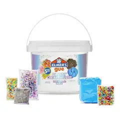 ELMERS - Kit Slime Listo Para Usar Balde 1,41l Con 5 Toppings