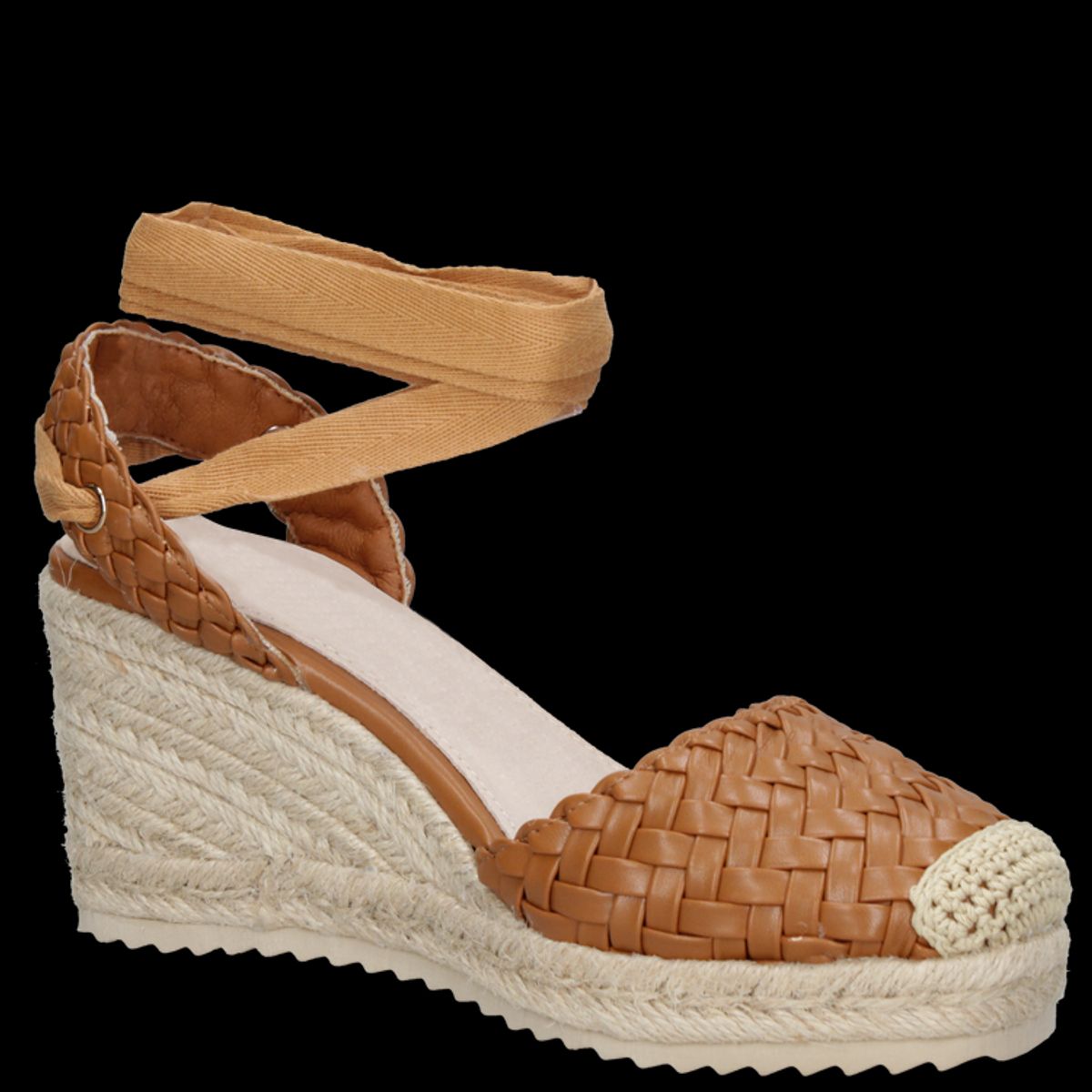 POLLINI - Sandalia Casual Mujer Marrón claro Pollini