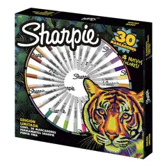 SHARPIE - Ruleta Earth 30 Marcadores Punta Fina