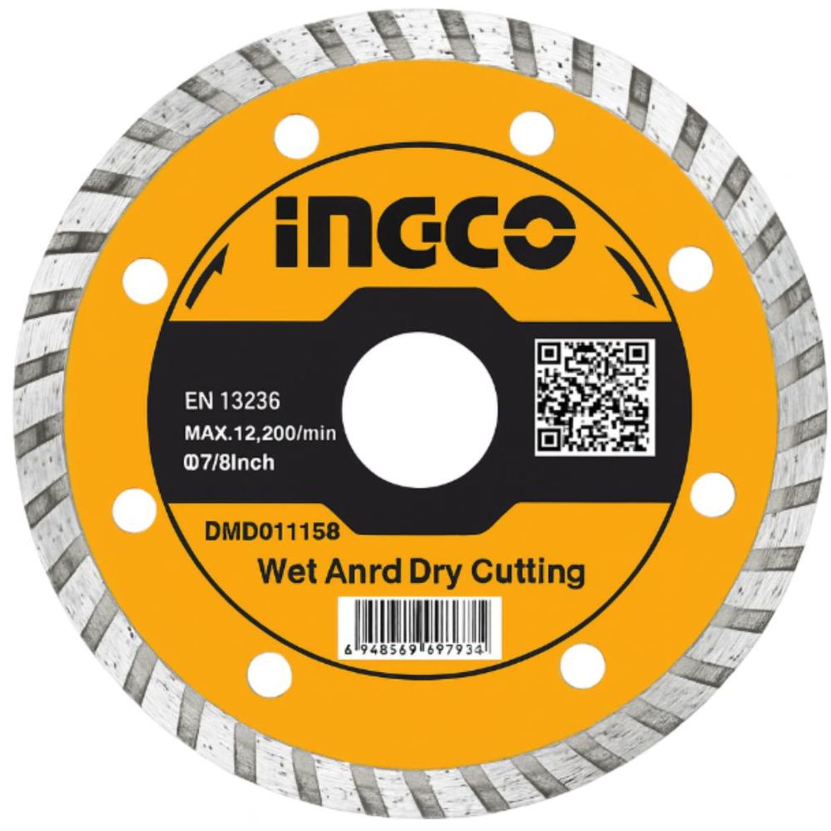 INGCO - Disco Diamantado 8pcs 115mm 4 12 Ingco