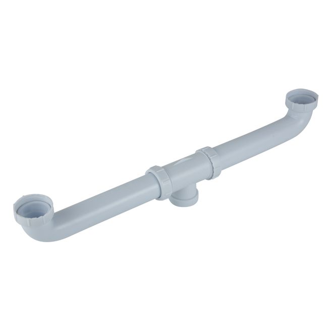 TAUMM - Acople para Sifón Lavaplatos Dobles Taumm