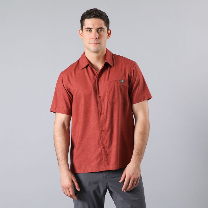 ANDESGEAR - Camisa Hombre Colico Ss Rojo Andesgear