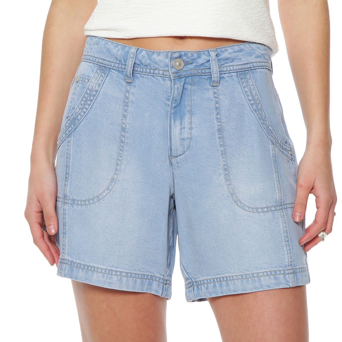 WADOS - SHORT LYOCEL TIRO ALTO PRETINA BASICA 1 BOTON