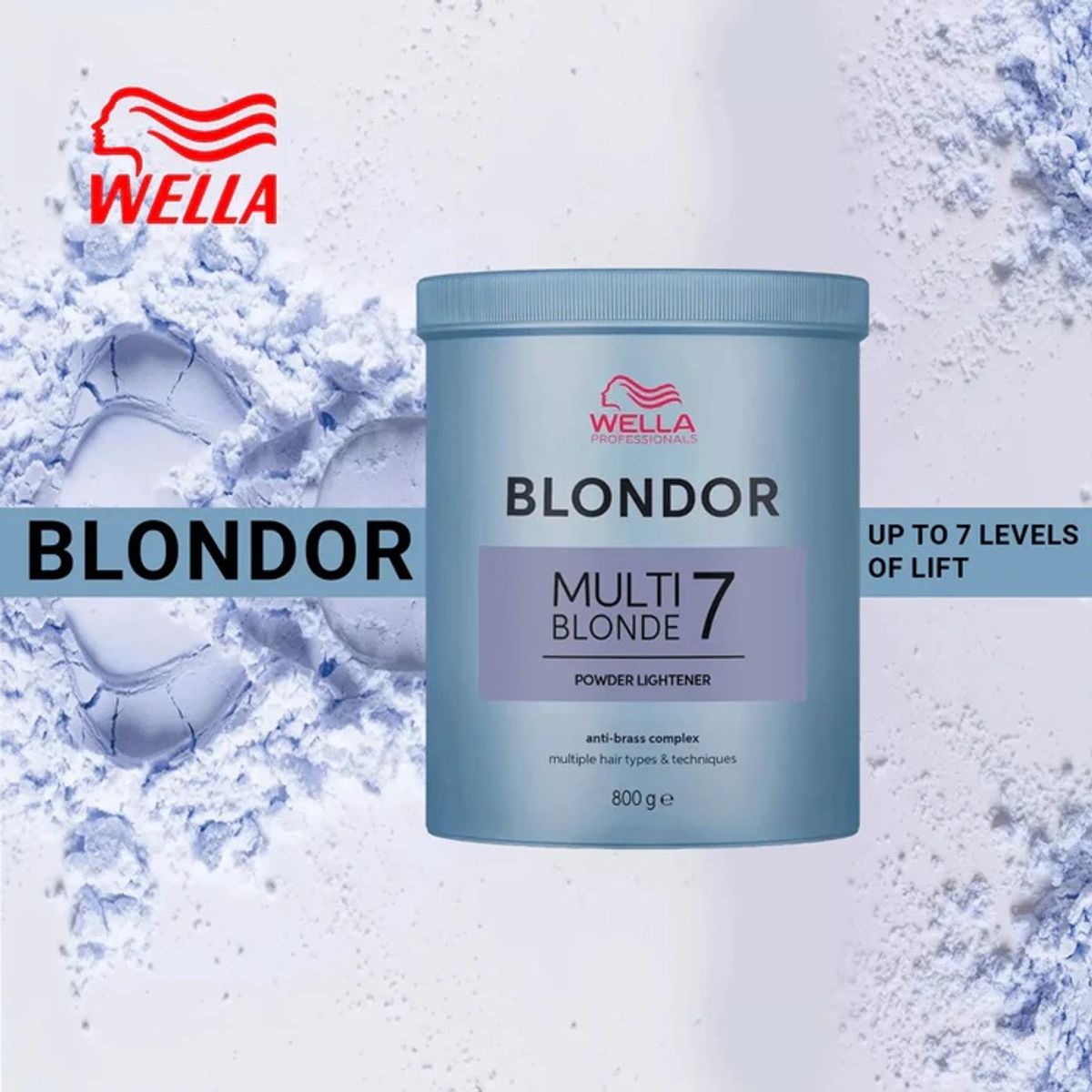 WELLA - Wella Blondor Multi Blonde Powder 800gr 7 Tonos