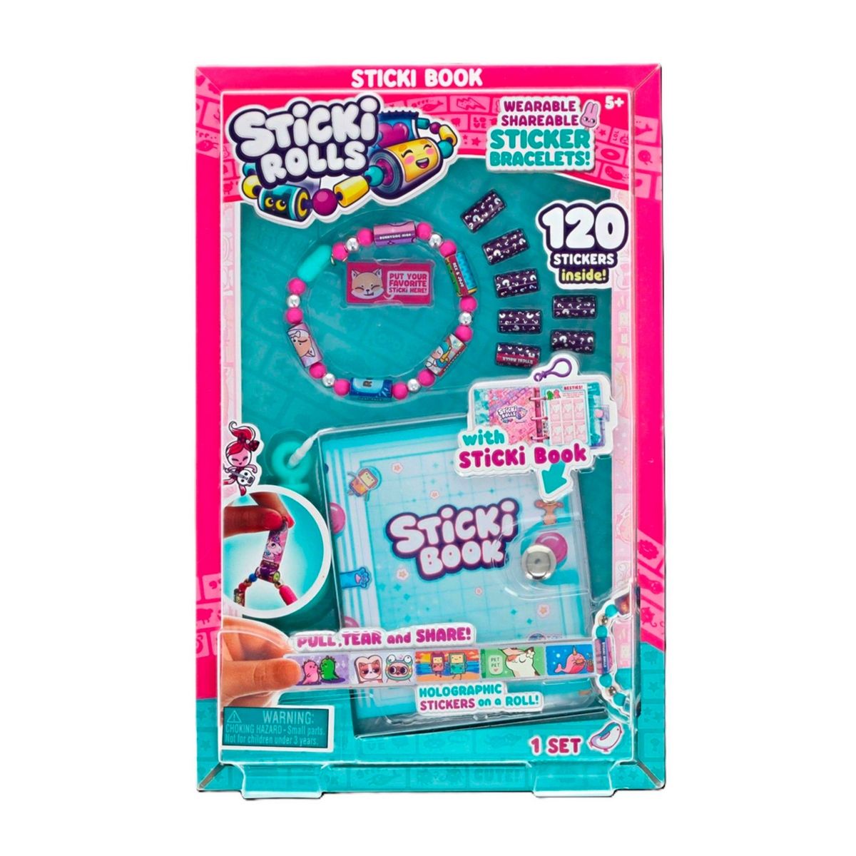 ANSALDO - Set de calcomanías Sticki Rolls colección Kawaii