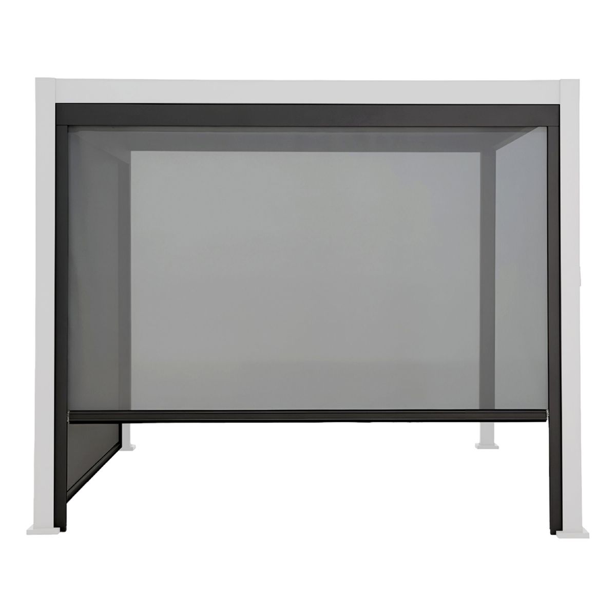 VINCENZI - Cortina Manual Zipscreen Vincenzi 2,71 Mts Para Pérgolas Bioclimática