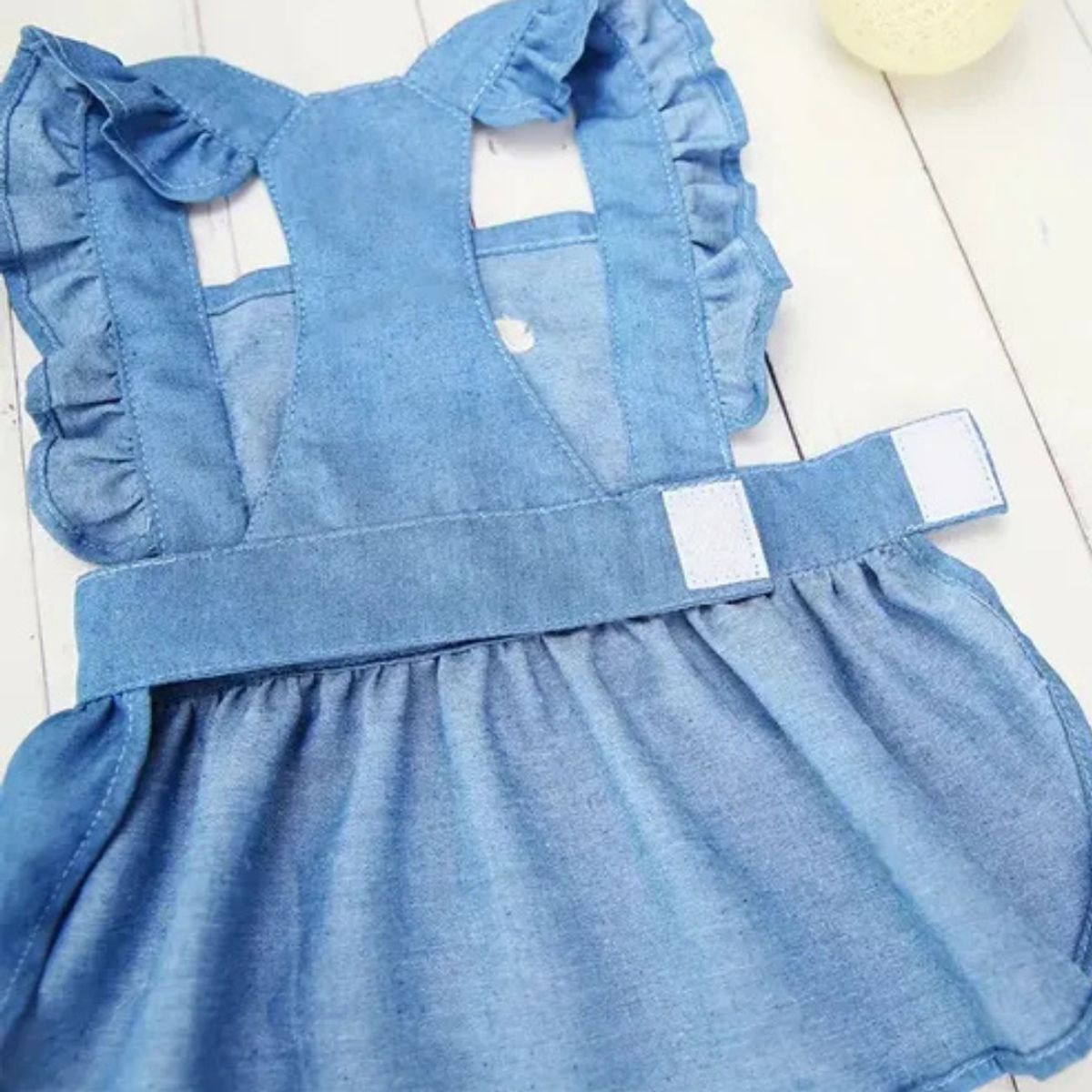 GENERICO - Vestido Denim Ropa Para Mascota Azul Oscuro XL