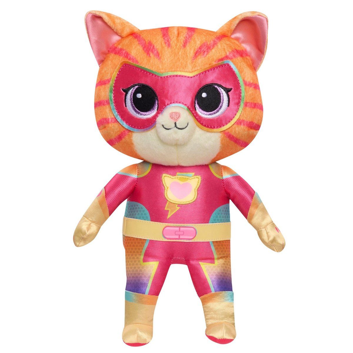 ANSALDO - Peluche SUPER KITTIES Ginny superhéroe sonido y luz