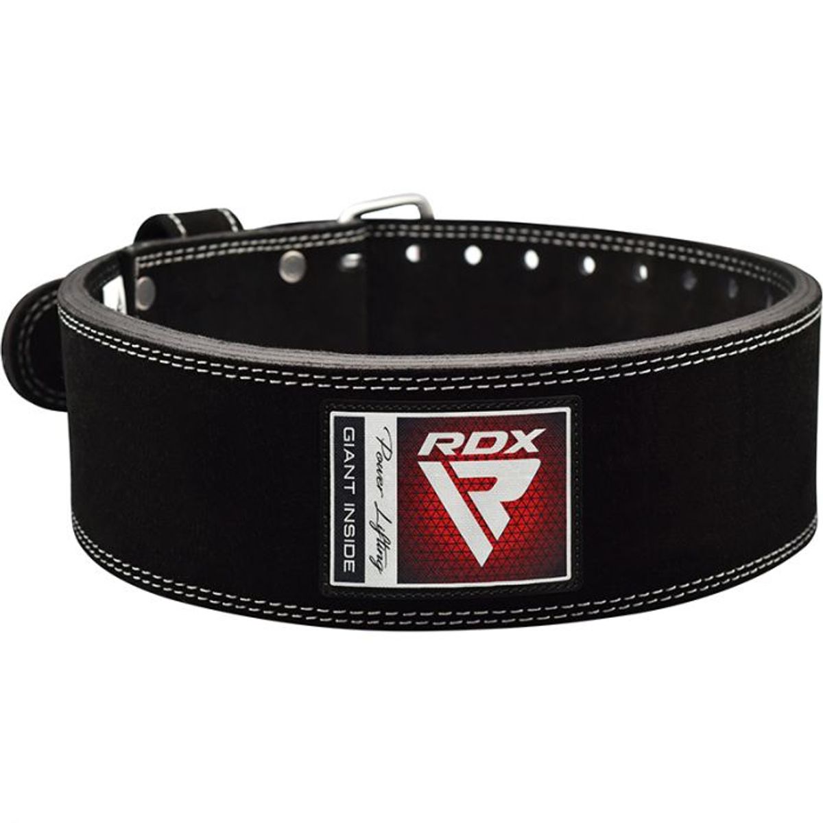 RDX - Cinturon Cuero Powerlifting Pro hebilla XL