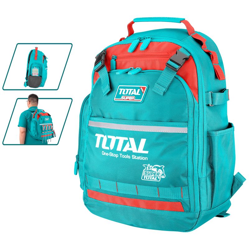 TOTAL TOOLS - Mochila Porta Herramientas Total
