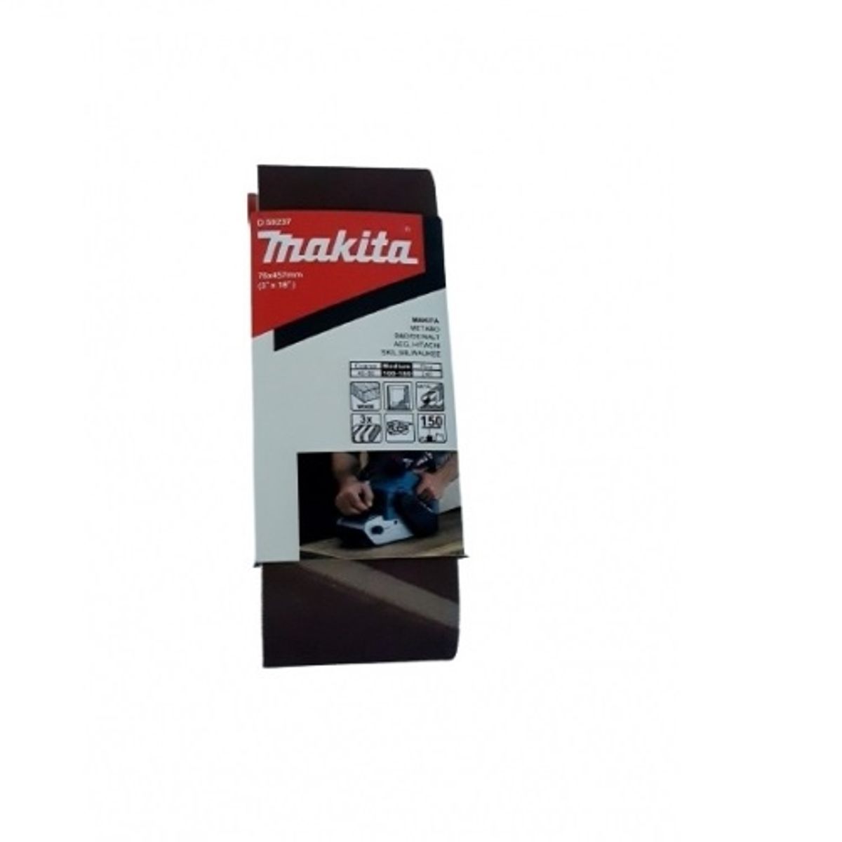 MAKITA - Lijas Banda (3unid) 3x18'' 76x457mm Grano 150 Makita D-59237