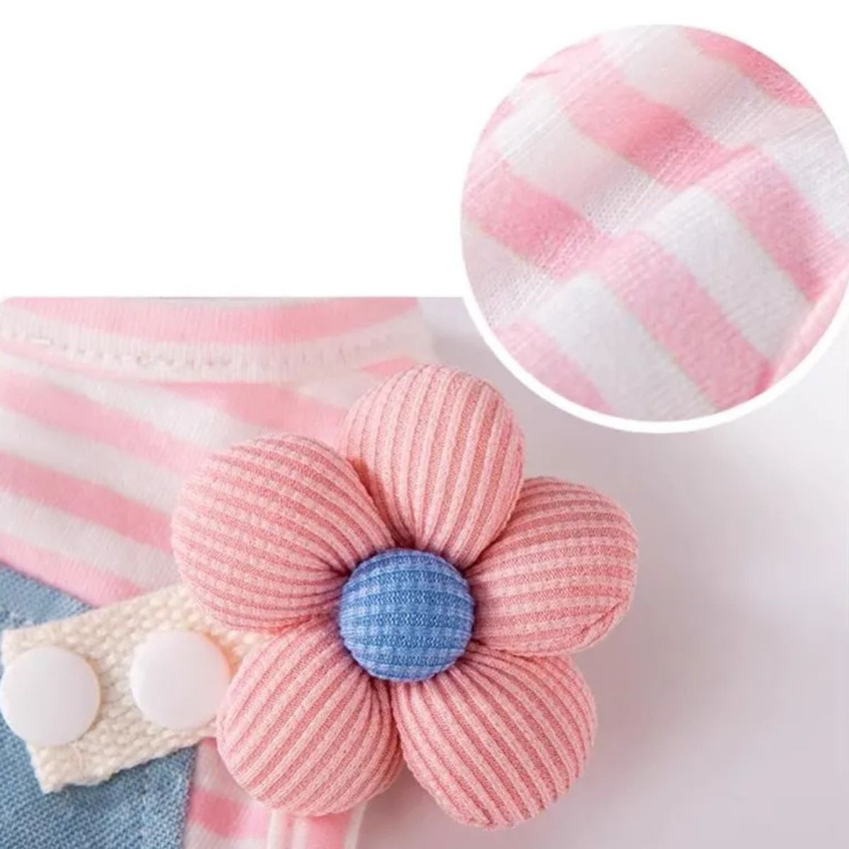 GENERICO - Vestido Denim Ropa Para Mascota Rosa XL