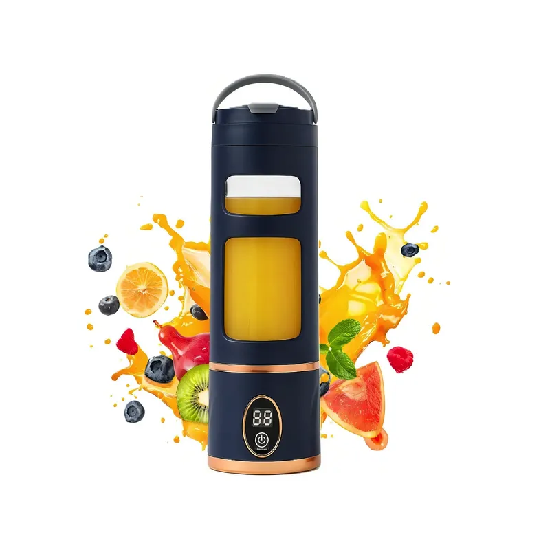 GENERICO - Termo Licuadora Portatil Recargable Juguera Batidos 450ml