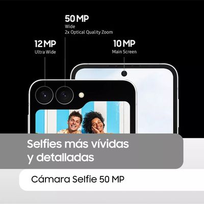 Imagen 2 del producto Galaxy Z Flip7 FE Black 128GB+ 8GB RAM