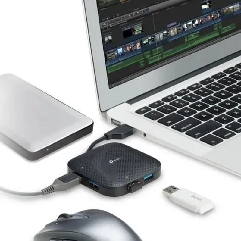 TP LINK - TP-LINK, HUB PORTÁTIL DE 4 PUERTOS USB 3.0 SUPERSPEED, UH400