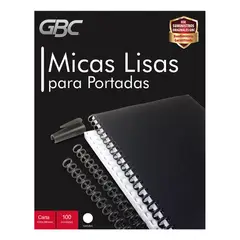 GENERICO - Mica Transparente Carta GBC – Pack 100 Unidades