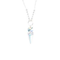 Collar Mystic Plata 925 creado con cristales de Swarovski® Aurora Boreal