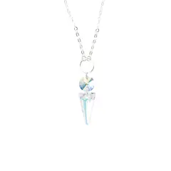 JOYAS MONTERO - Collar Mystic Plata 925 creado con cristales de Swarovski® Aurora Boreal