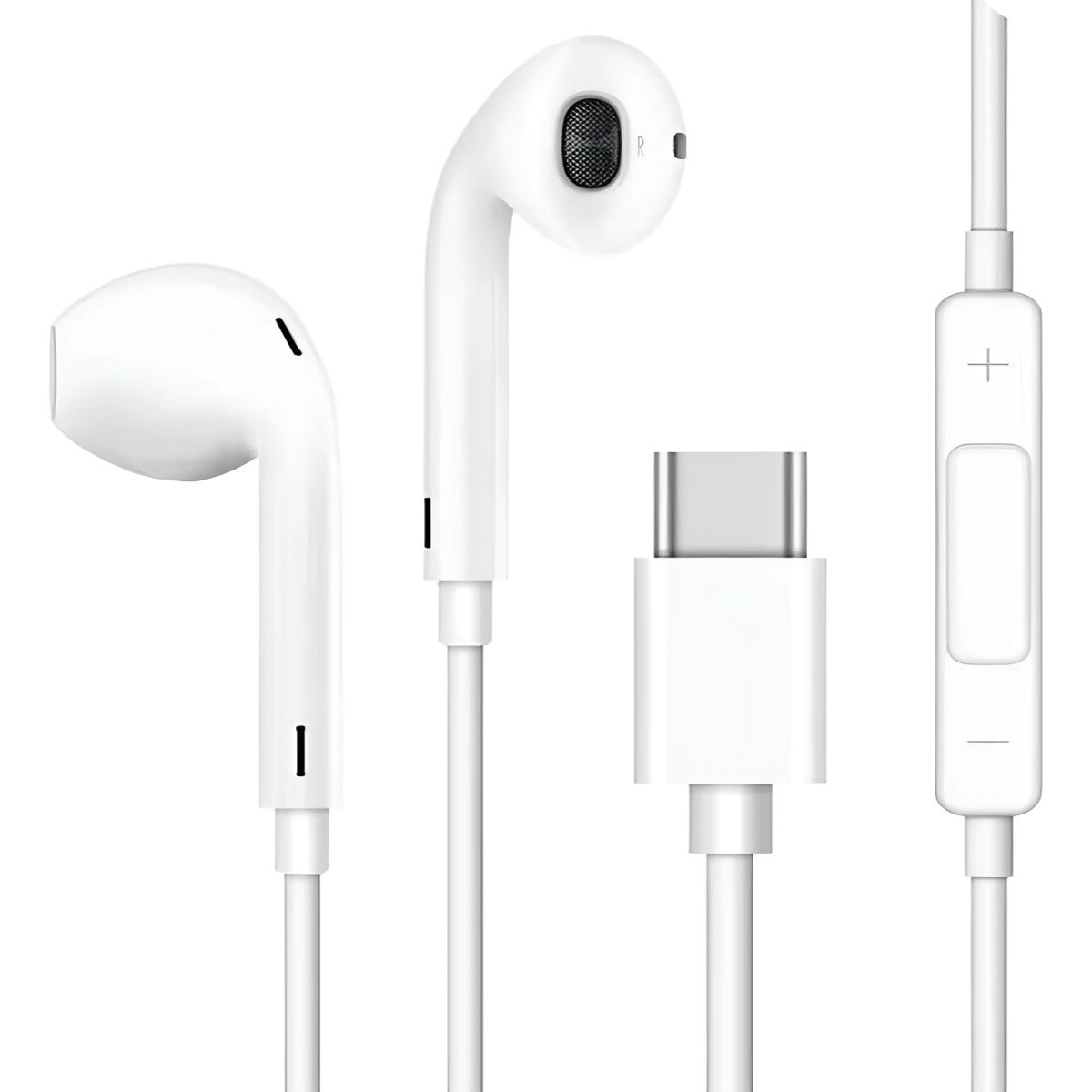 KBOD - Audífonos Manos Libres Para Usb C Color Blanco Kbod FON-10024