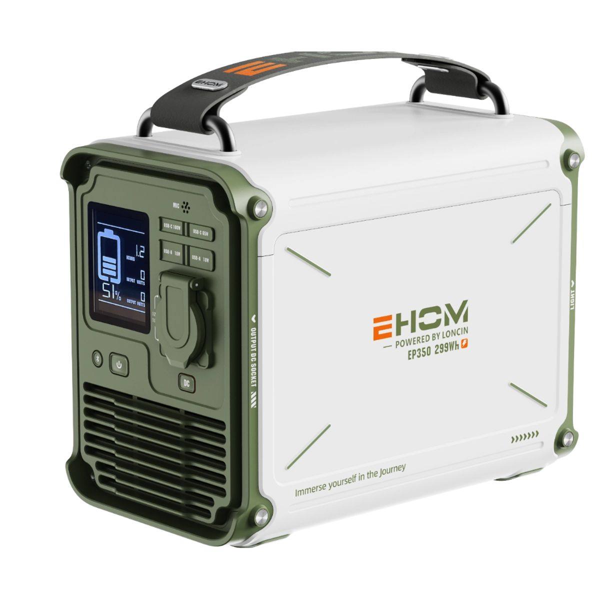 LONCIN - ESTACION DE ENERGÍA PORTÁTIL 350W EHOM EP350