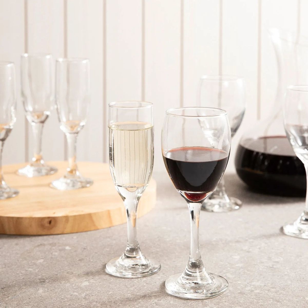 CRISTAR - Set 12 Copas Vidrio Versalles