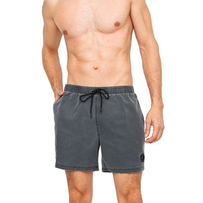 Imagen 2 del producto Traje de Baño Hombre Short Liso Gastado Gris