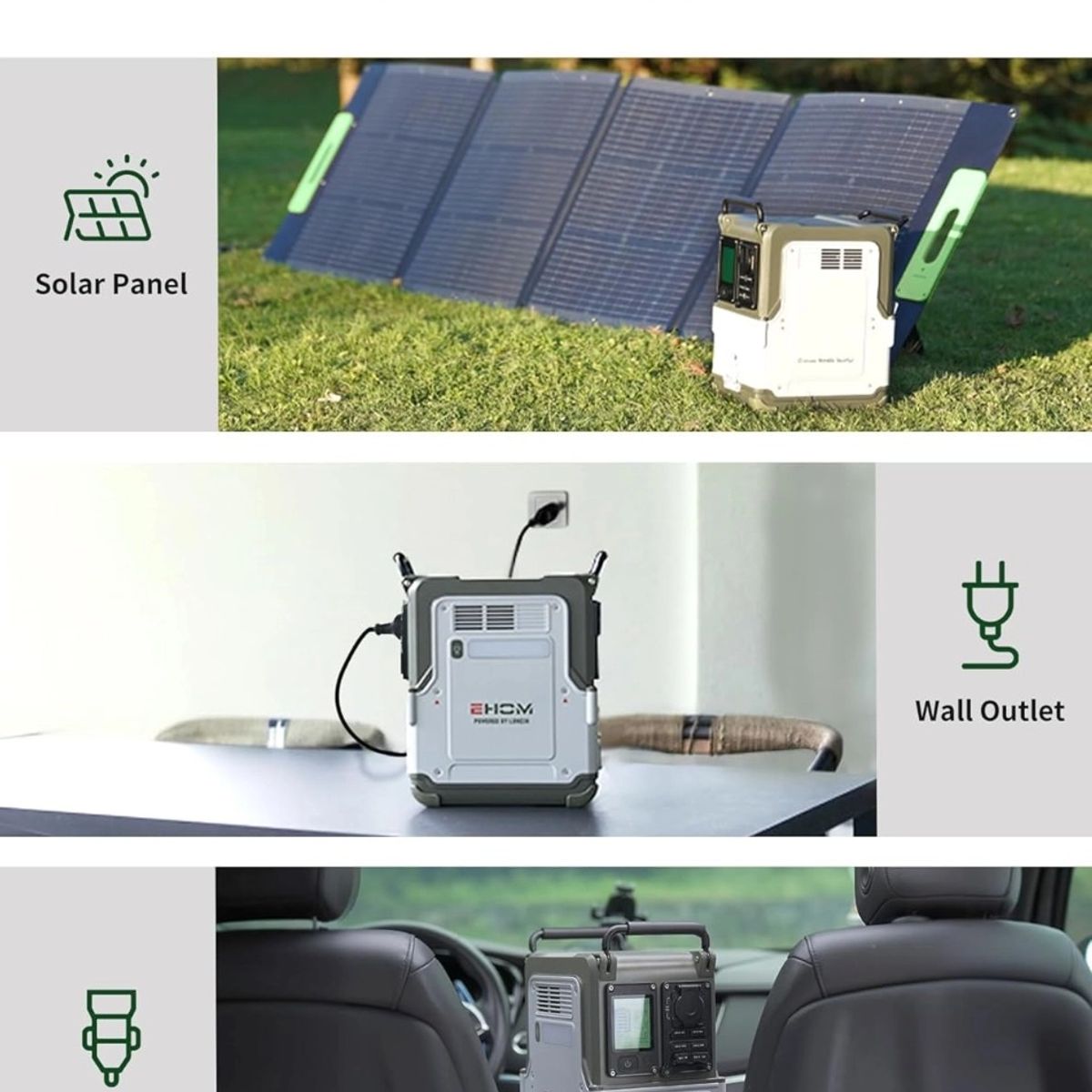 LONCIN - ESTACION DE ENERGÍA PORTÁTIL 600W EHOM EP600