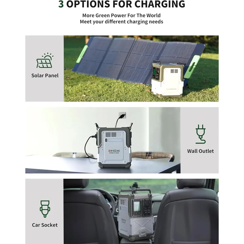 LONCIN - ESTACION DE ENERGÍA PORTÁTIL 600W EHOM EP600