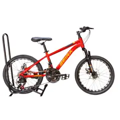 GENERICO - Bicicleta Aro 20 Beirx Con Freno Disco Y 21 Velocidades Rojo