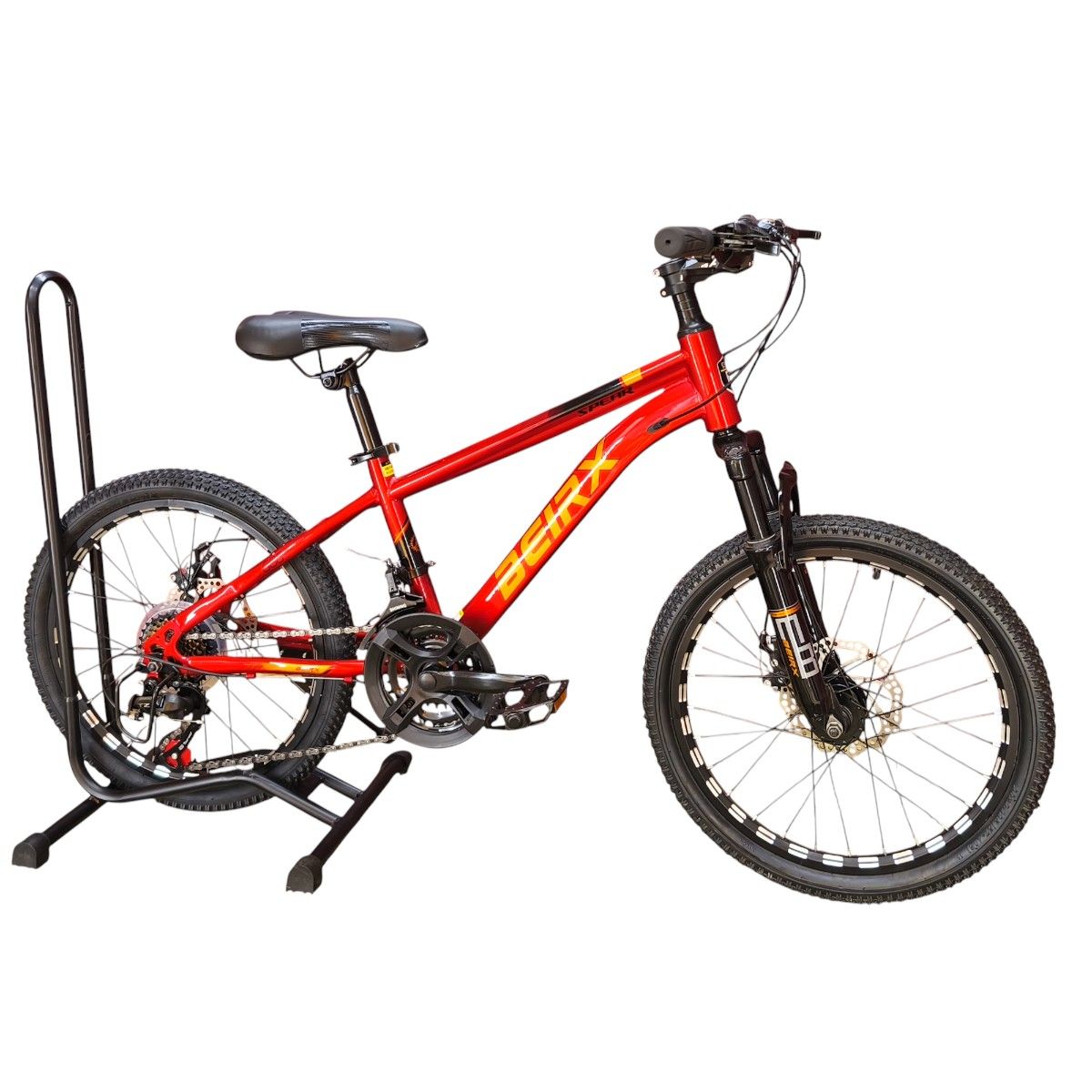 GENERICO - Bicicleta Aro 20 Beirx Con Freno Disco Y 21 Vel. Rojo