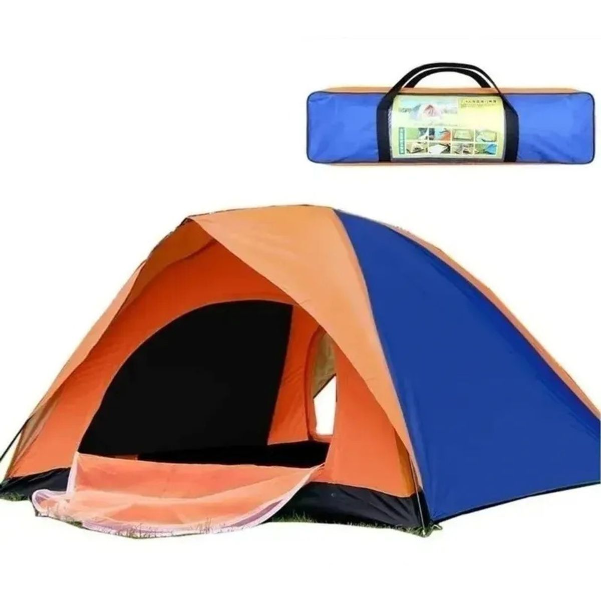 GENERICO - Carpa Para Acampar 3 personas Armable Impermeable