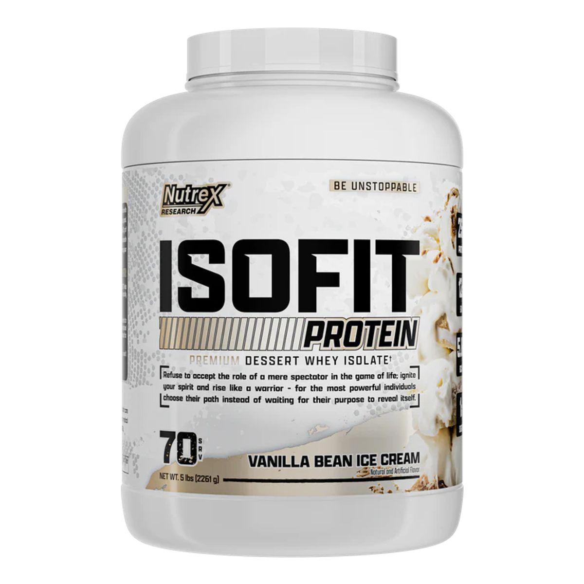NUTREX RESEARCH - Proteína Isofit 5lb Nutrex Research  Vainilla