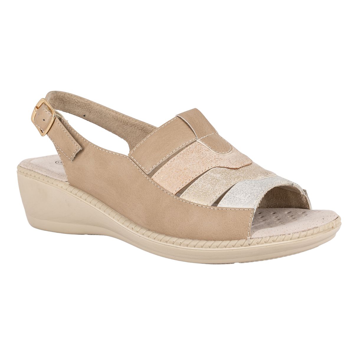 PASSER - Sandalia Mujer Beige Lago Passer