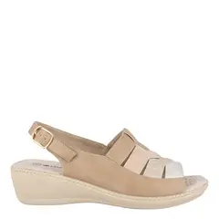 PASSER - Sandalia Mujer Beige Lago