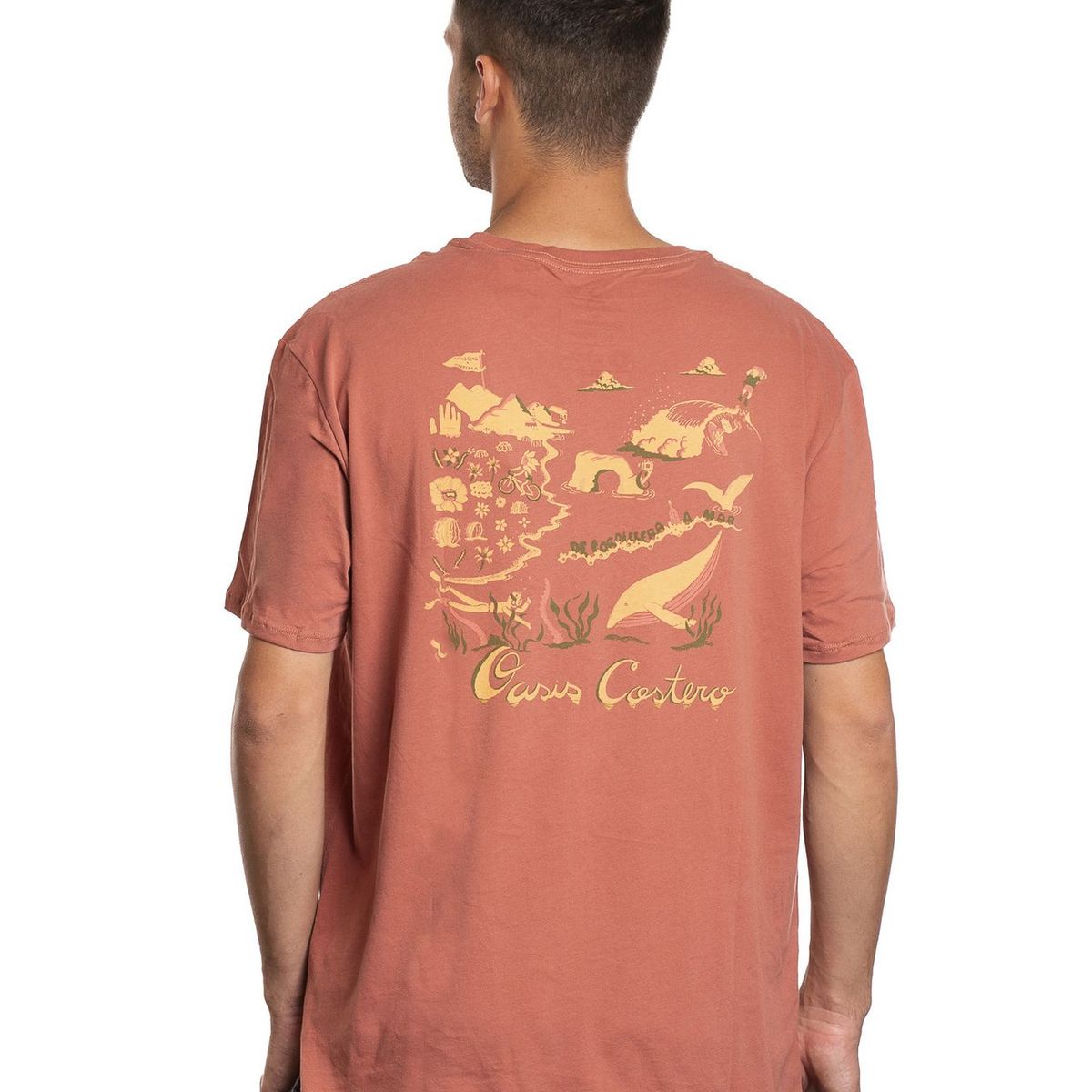 ANDESGEAR - Polera Hombre Cordillera A Mar Rojo Andesgear