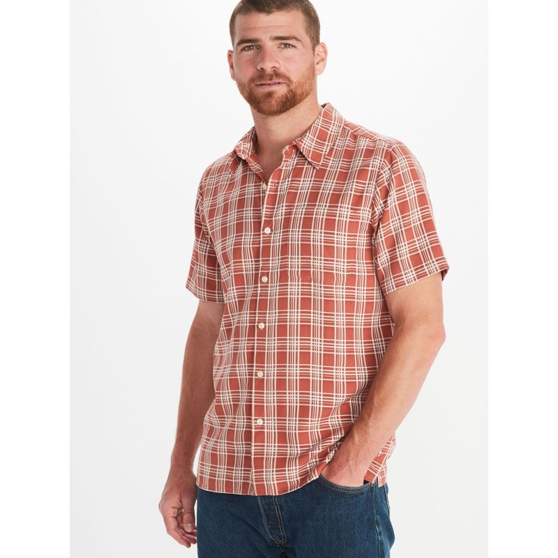 MARMOT - Camisa Hombre Eldridge Classic Rojo Marmot