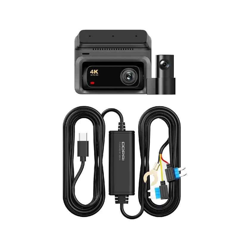 70MAI - Cámara Auto DDPAI Z60 Frontal 4K + Trasera 1080P con Kit