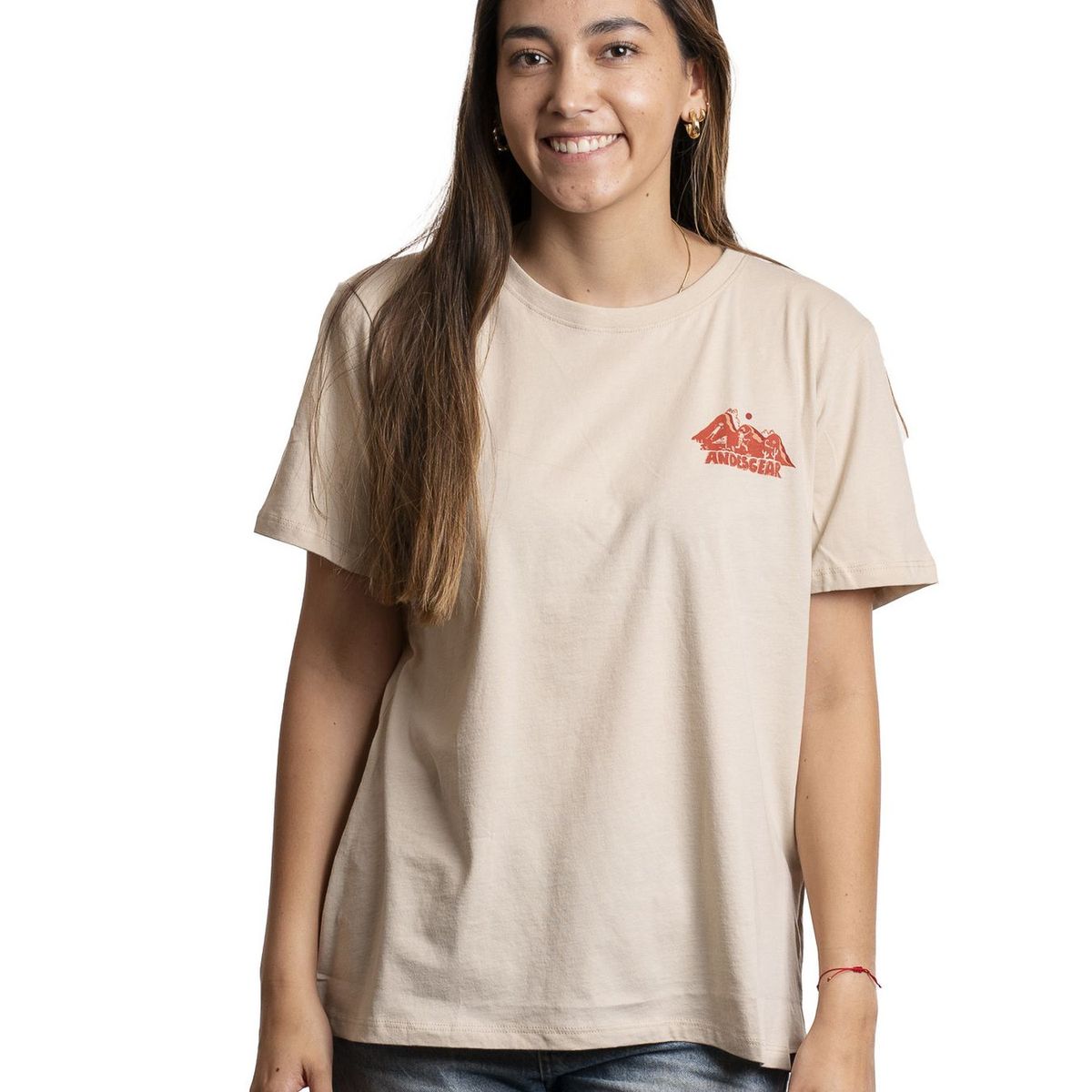 ANDESGEAR - Polera Mujer Cordillera A Mar Beige Andesgear