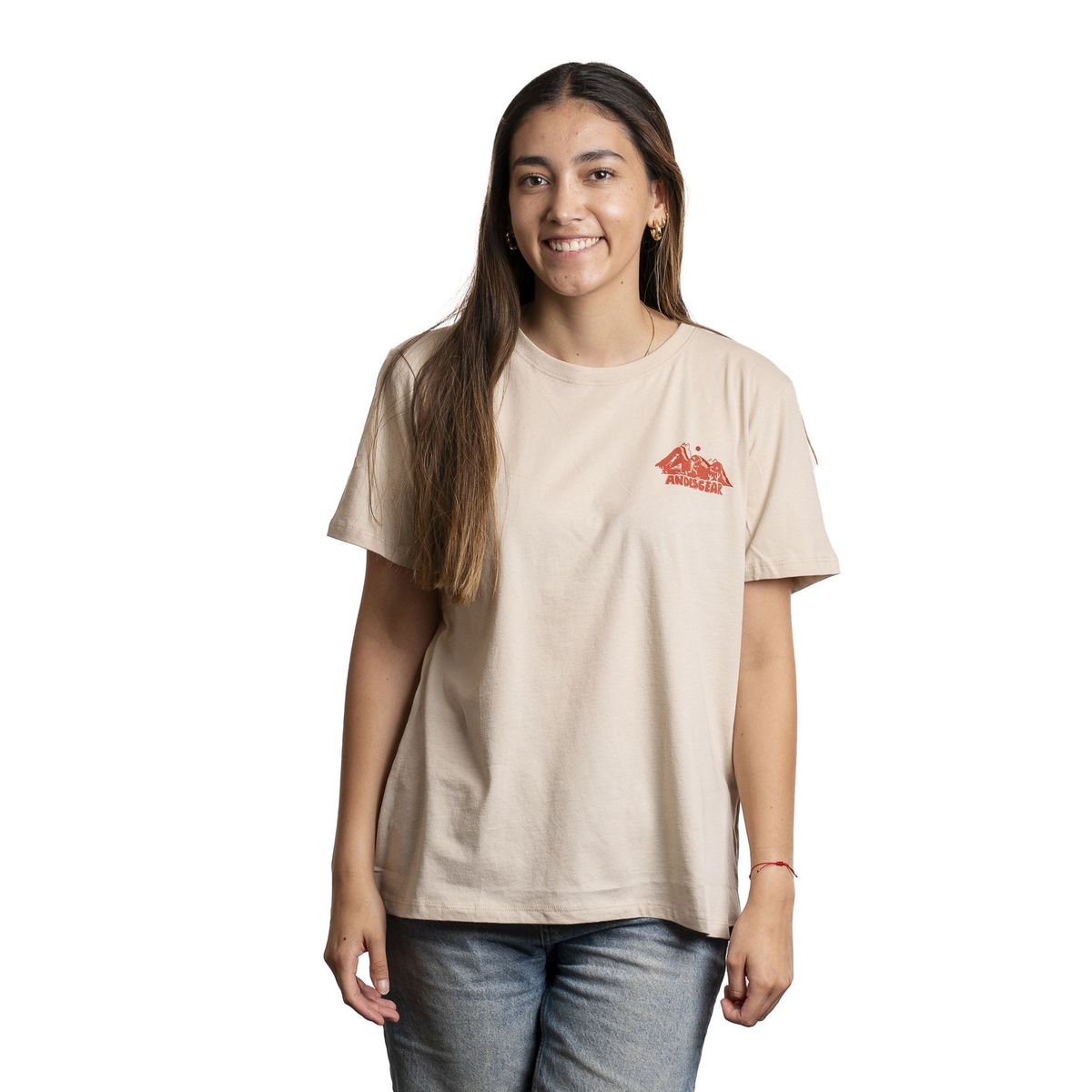 ANDESGEAR - Polera Mujer Cordillera A Mar Beige Andesgear
