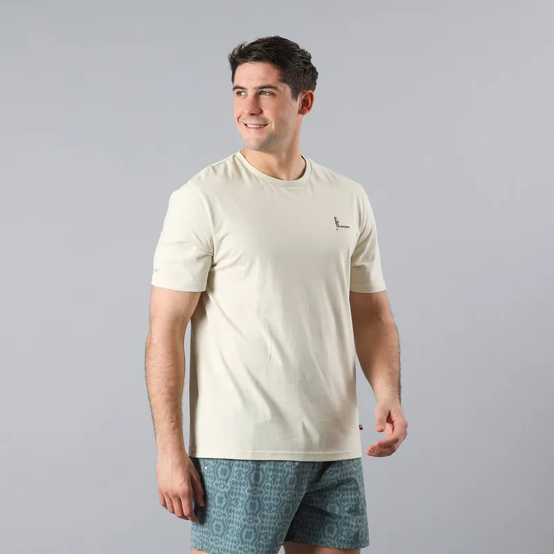 ANDESGEAR - Polera Hombre Icono Beige Andesgear