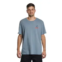 ANDESGEAR - Polera Hombre Cordillera A Mar Azul
