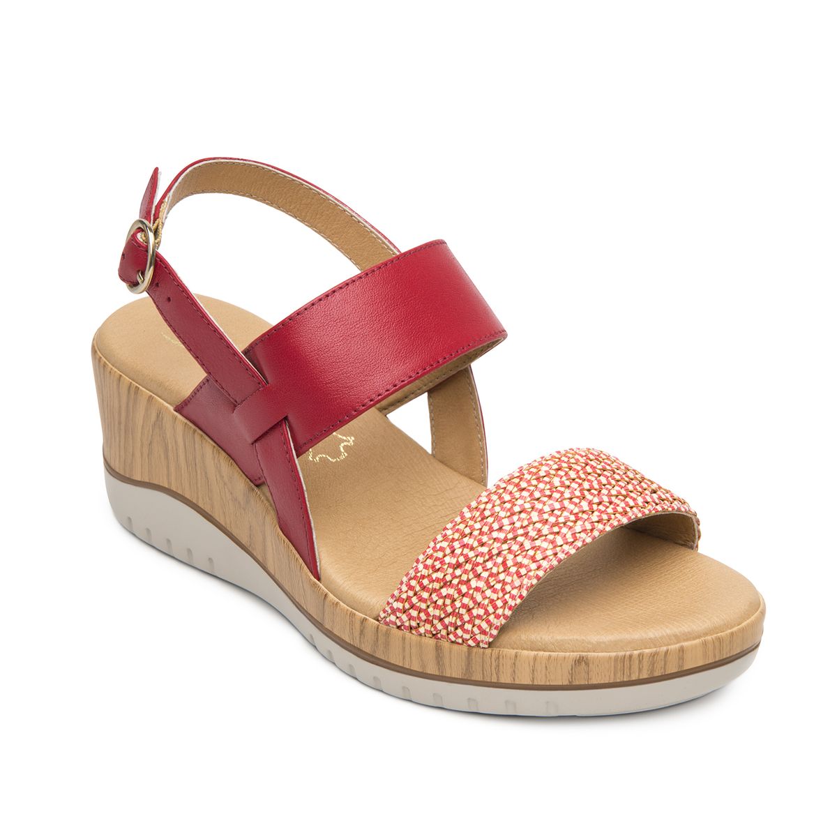 FLEXI - Sandalia Mujer Emily 113325 Roja Flexi
