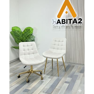 Imagen 2 del producto Pack Sillas Manicurista Roma Gold