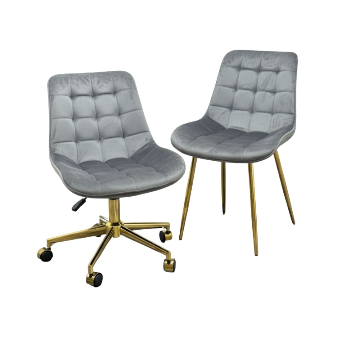 HABITA2 CHILE - Pack Sillas Manicurista Roma Gold