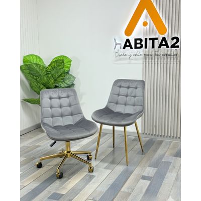 Imagen 2 del producto Pack Sillas Manicurista Roma Gold