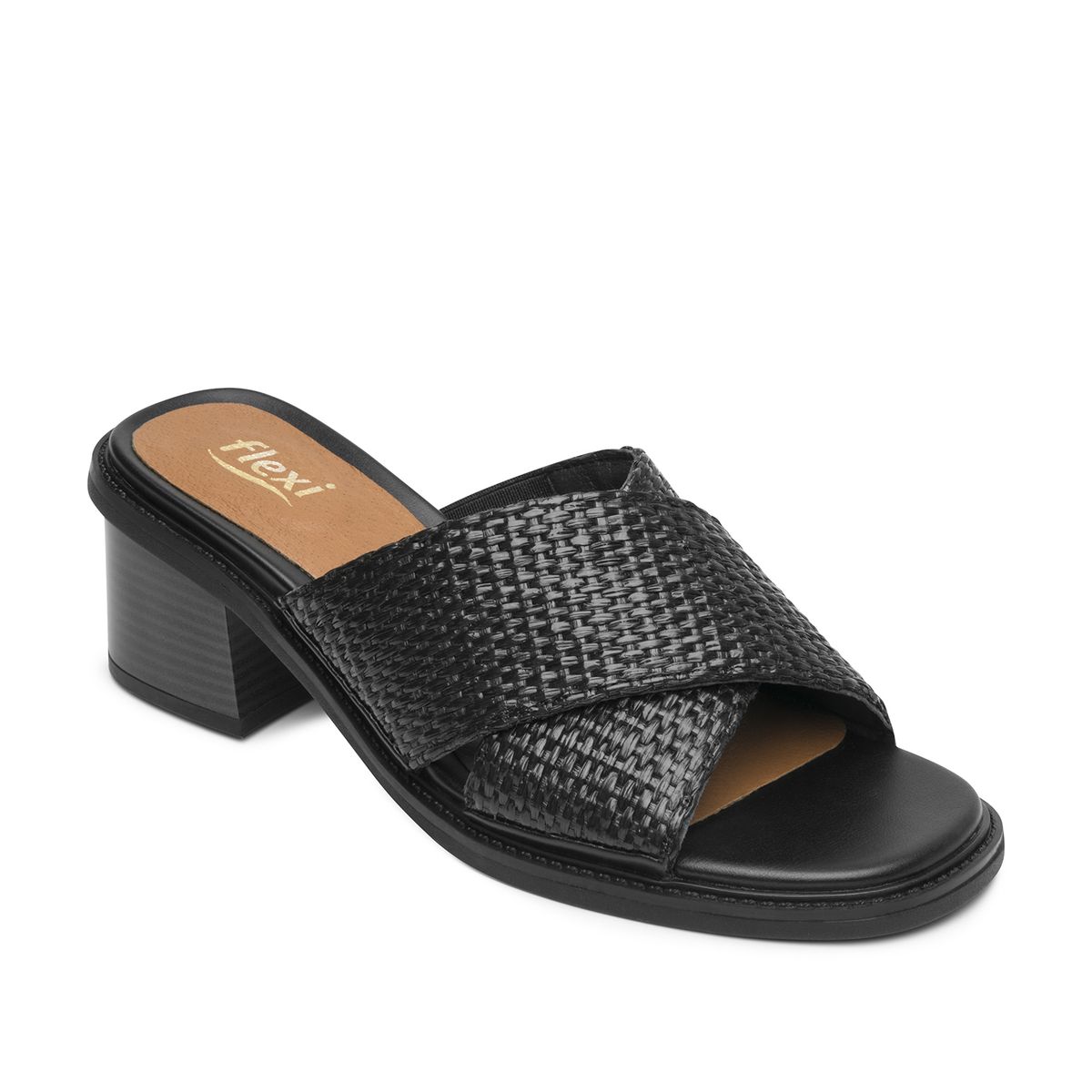 FLEXI - Sandalia Mujer Itacare 128406 Negra Flexi