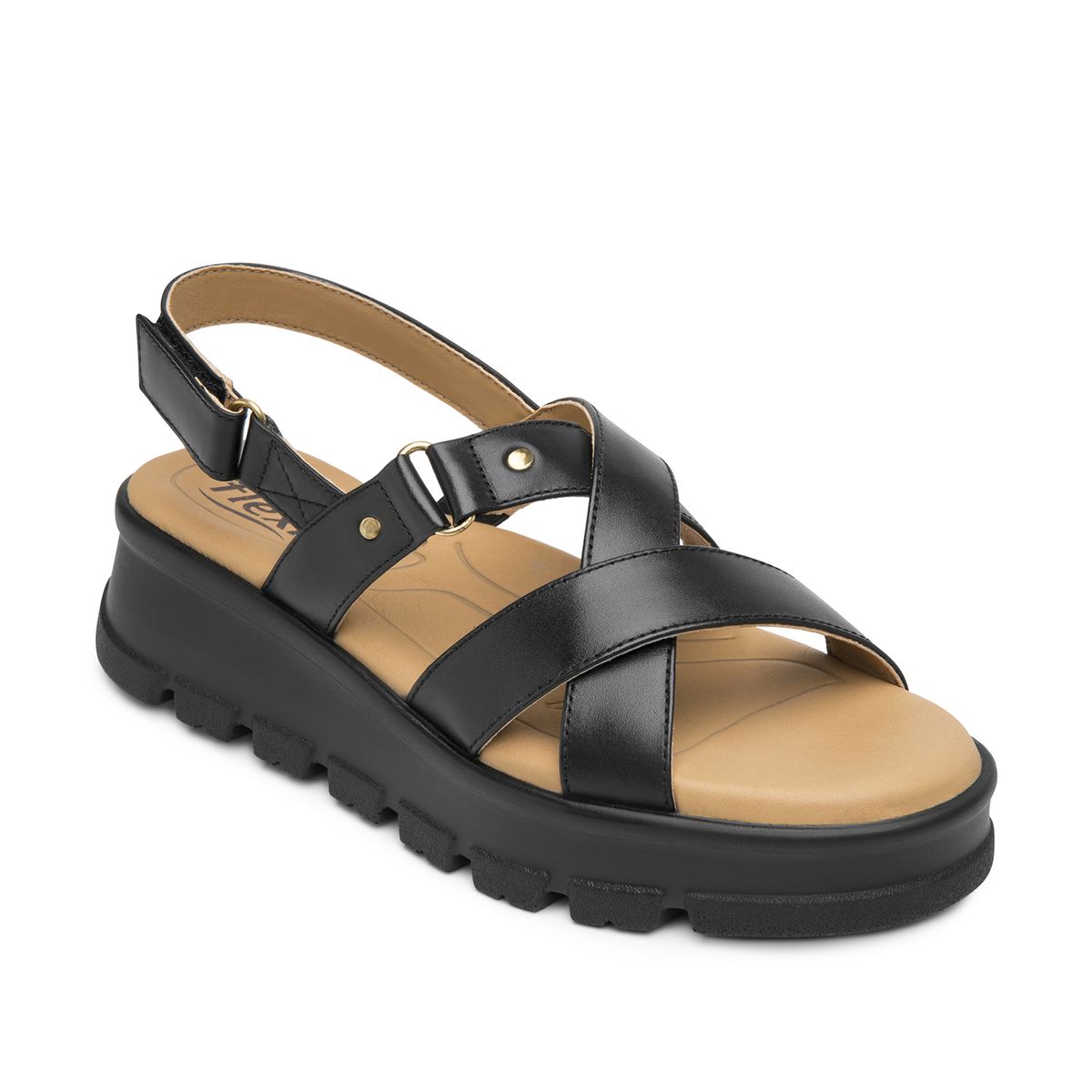FLEXI - Sandalia Mujer Lexa 128513 Negro Flexi