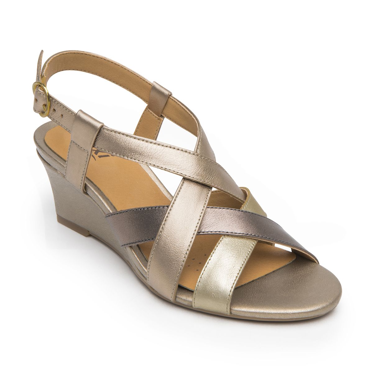 FLEXI - Sandalia Mujer Gilma 128309 Dorada Flexi