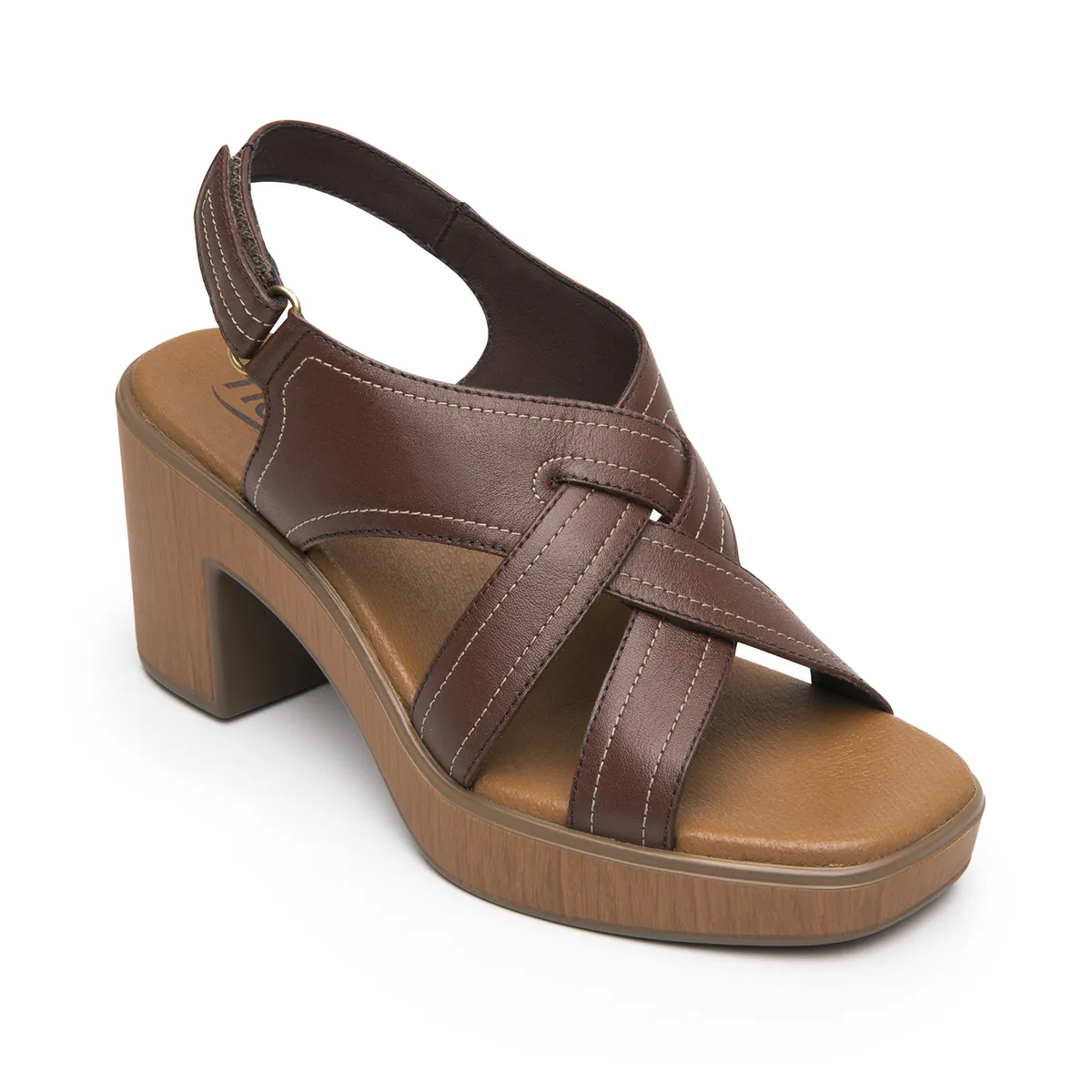 FLEXI - Sandalia Mujer Kaia 133504 Café Flexi